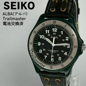 미사용품 SEIKO 세이코 알바 트레일 마스터 쿼츠 손목시계