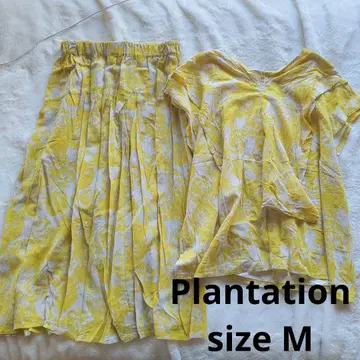 Plantation 꽃무늬 스커트 셋업 size M 새상품급