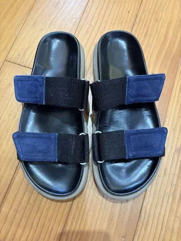 DRIES VAN NOTEN 19ss 남성용 가죽 샌들