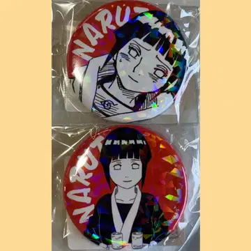 NARUTO 나루토 원작 올스타 캔뱃지 히나타 2개 세트