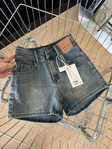 데님 숏팬츠 새상품