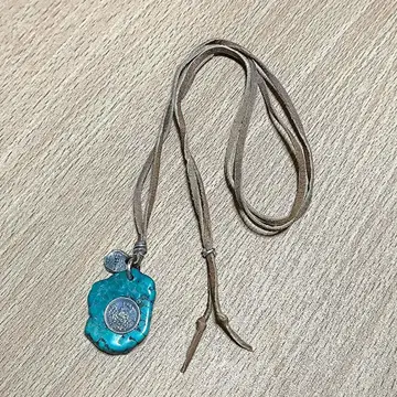 단종 상품 공감의 서울 터콰이즈 가죽 목걸이