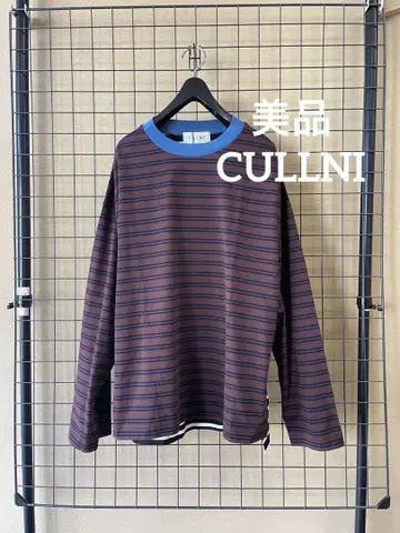 미착용 22ss CULLNI 쿠르니 보더 풀오버 티셔츠