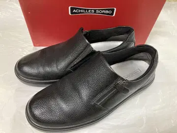 아킬레스 솔보 컴포트 신발 블랙 슬립온 신발 24cm
