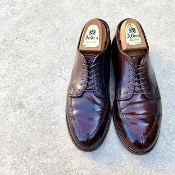 Alden 8714 사이즈 6E 코도반 버건디 V팁