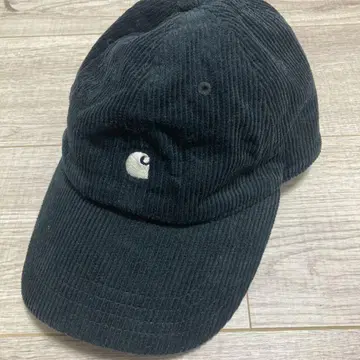 Carhartt 코듀로이 블랙 캡 칼하트