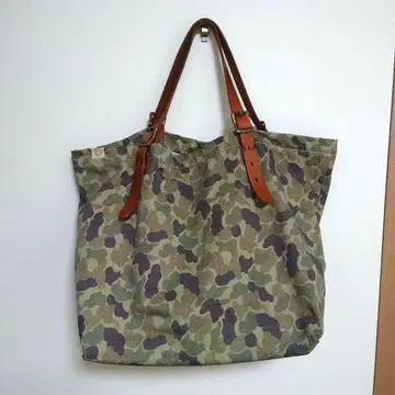SLOW 컴부 나일론 토트백 L 카모 무늬