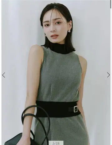 아누안스 anuans 니트 도킹 클래시컬 원피스 택 포함 새상품