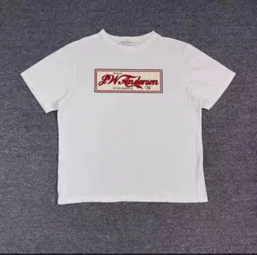 JW Anderson 로고 프린트 티셔츠