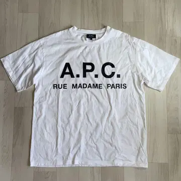 A.P.C 반팔 로고 T셔츠 L