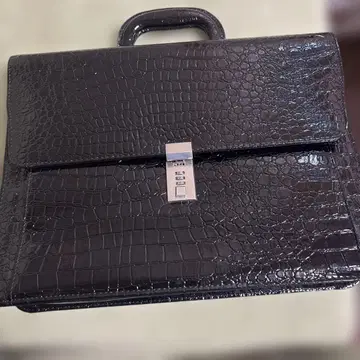 블랙 크로커다일 스타일 비즈니스 백