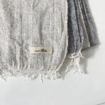 nest Robe 그레이 화이트 바이컬러 스톨