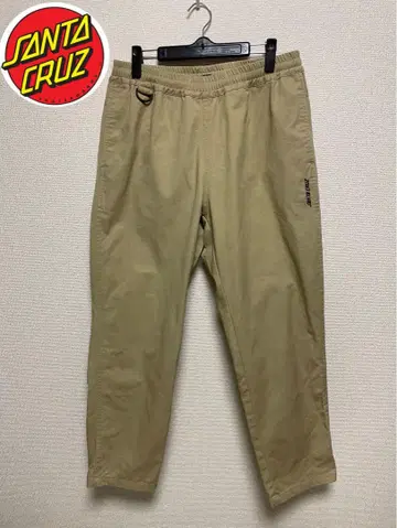 SANTA CRUZ 산타크루즈 스케이터 팬츠 베이지 셰프 팬츠