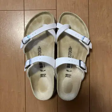 버켄스탁 마야리 화이트 38