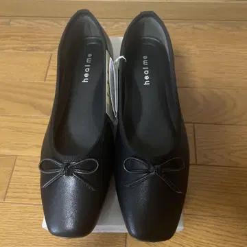 미사용 heal me 블랙 슈즈 25.0cm