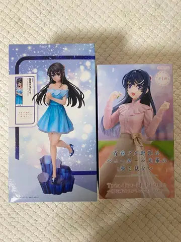 청춘 돼지 자식 사쿠라지마 마이 피규어 2체 세트