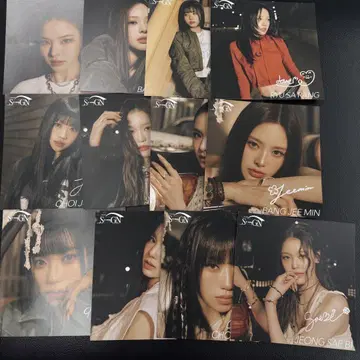izna 엽서 플라이어 sign 전원 컴플리트 세트 12매