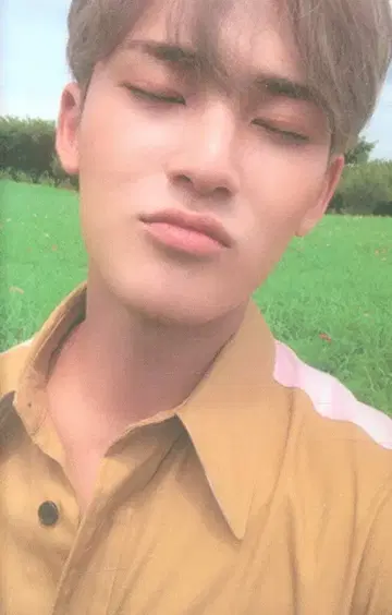 SEVENTEEN An Ode MINGYU 트레이딩 카드 화이트