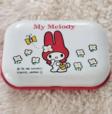 레트로 산리오 마이멜로디 캔 케이스 1998년 제조 쇼와 레어