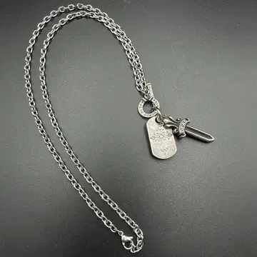 Deal Design 대거 x 도그 택 목걸이 Silver925