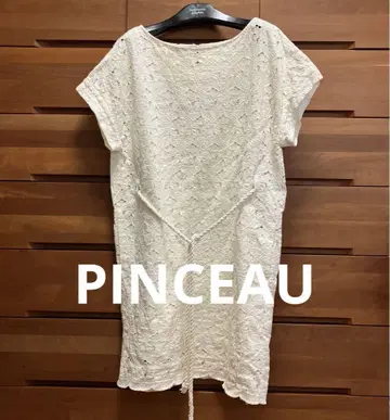 PINCEAU 화이트 레이스 원피스 M 반팔