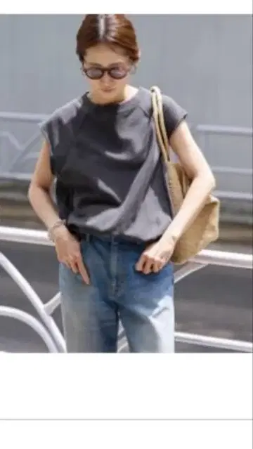 [미사용 새상품] 오가닉 코튼 미니 쭈리 S/S 풀오버 네이비 프리