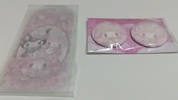산리오 딸기 신문 마이멜로디 화이트 딸기 캔뱃지 카드 케이스 부록