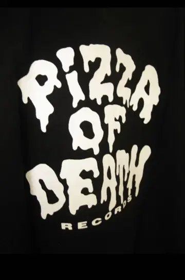pizza of death 티셔츠 블랙 사이즈: L