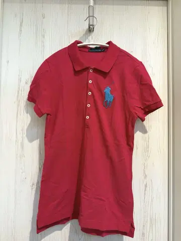Ralph Lauren The Skinny Polo M 핑크