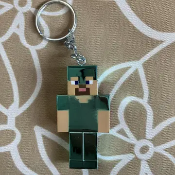 MINECRAFT 마인크래프트 피규어 키체인 레어 스티브