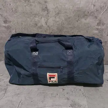 [ FILA ] 휠라 네이비 여행 스포츠 포켓 보스턴 백