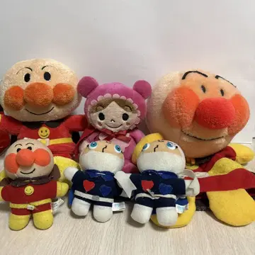 호빵맨 봉제 인형 키링 퍼펫 묶음 판매