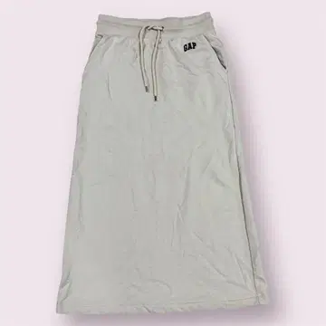 GAP 크림색 롱 스커트 xs 로고