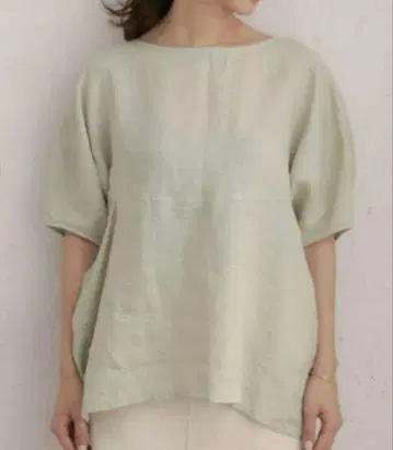 어반 리서치 도어스 도어스 린넨 벌룬 슬리브 블라우스