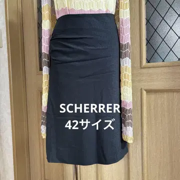 택 포함 새상품 SCHERRER BOUTQUE 타이트 스커트