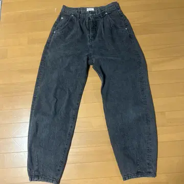 Ungrid 다크 그레이 빈티지 청바지