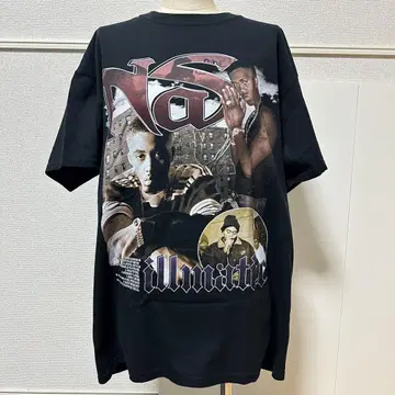 새상품급 Nas hiphop 티셔츠