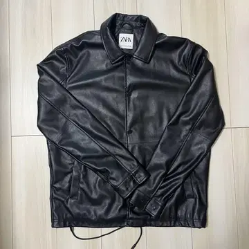 [컨디션 최상] ZARA 페이크 가죽 자켓 사이즈 USA M (L 상당)