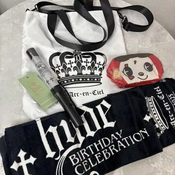 미사용 락크 hyde 생일 축제 업그레이드 좌석 한정판 굿즈 세트