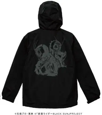 빔즈 가면라이더 BLACK SUN BEAMS 한정판 쉘 후드티