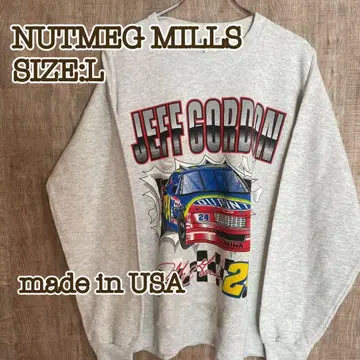 90s NATMEG MILLS 나츠메그밀즈 맨투맨 그레이 USA제