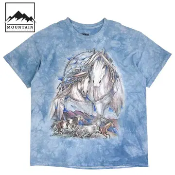 06M020 THE MOUNTAIN 타이다이 호스 반팔 티셔츠 XL
