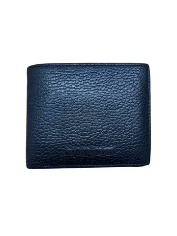 EMPORIO ARMANI 네이비 가죽 반지갑