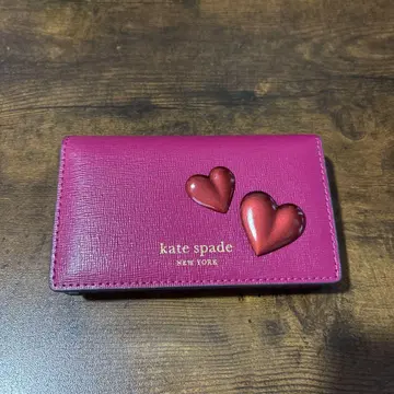kate spade 하트 모티브 접이식 지갑