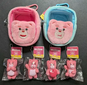 베리 밴딩 파우치 입체 러버 마스코트 총 6종 세트 BELLYGOM