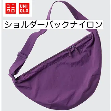 유니클로 UNIQLOU 유니클로 U 숄더백 나일론 퍼플