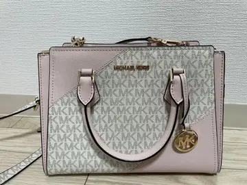 MICHAEL KORS 숄더백 핑크/화이트