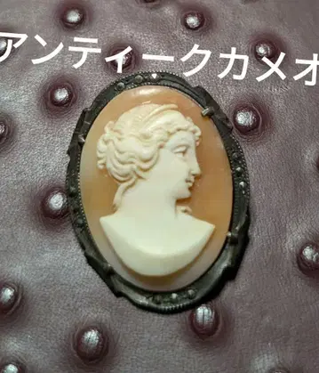 앤티크 카메오 브로치 빈티지