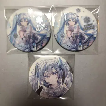 하츠네 미쿠 캔뱃지 유키 미쿠 SNOW MIKU 사계절의 변화