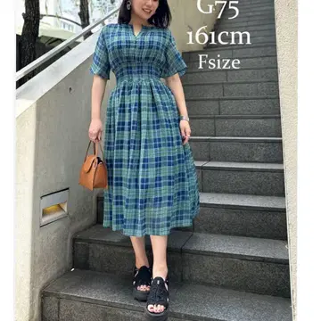 시네마틱 마조리카 원피스 블루그린 모토 스즈키 씨